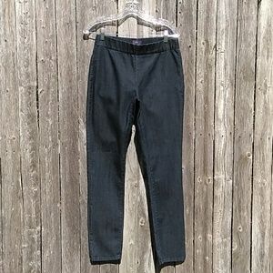 NYDJ PULL-ON ANKLE LEGGINGS SIZE 6DARK WASH